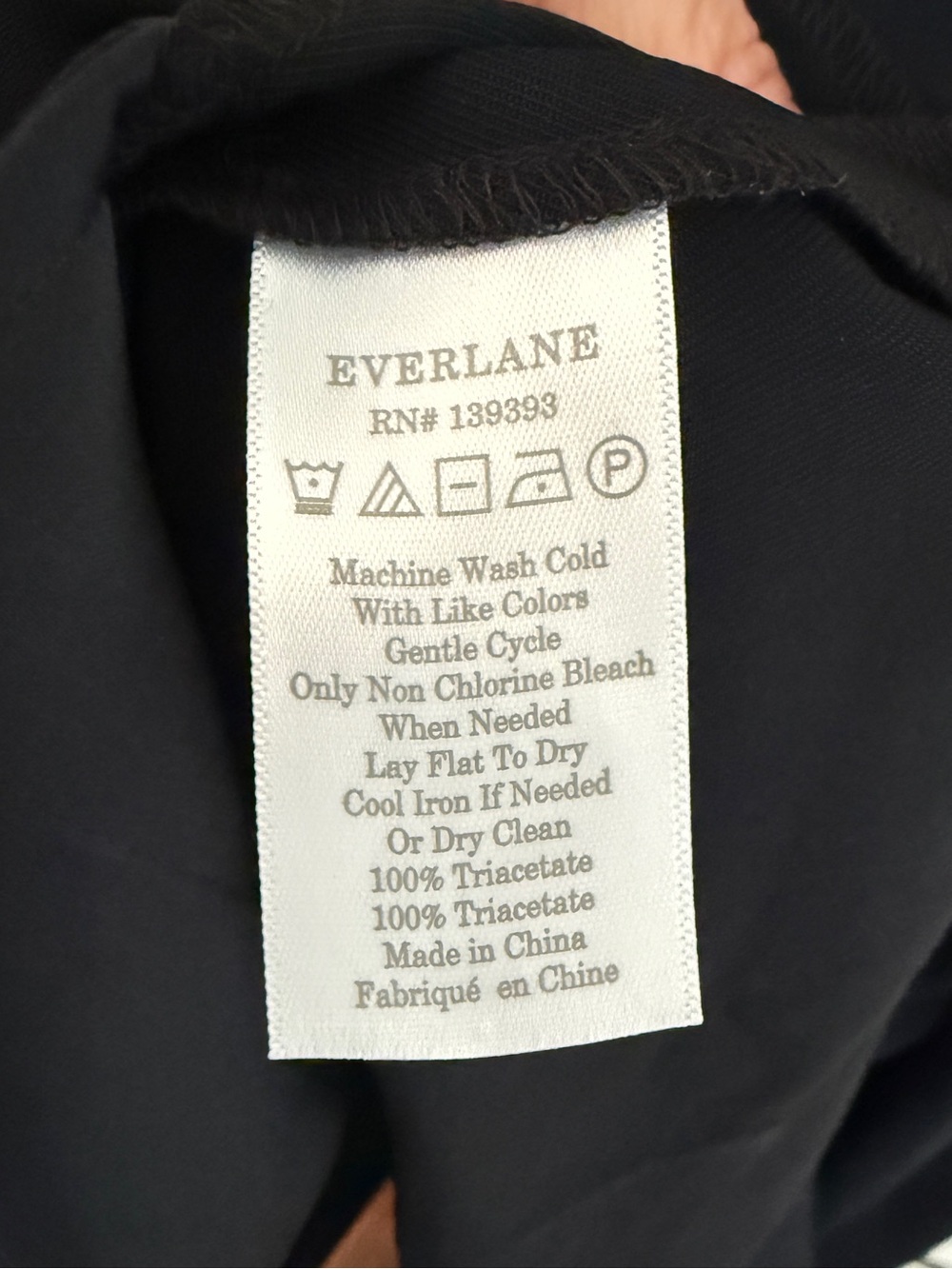 Everlane Black V-Neck Belted Mini Dress - Picture 5 of 7